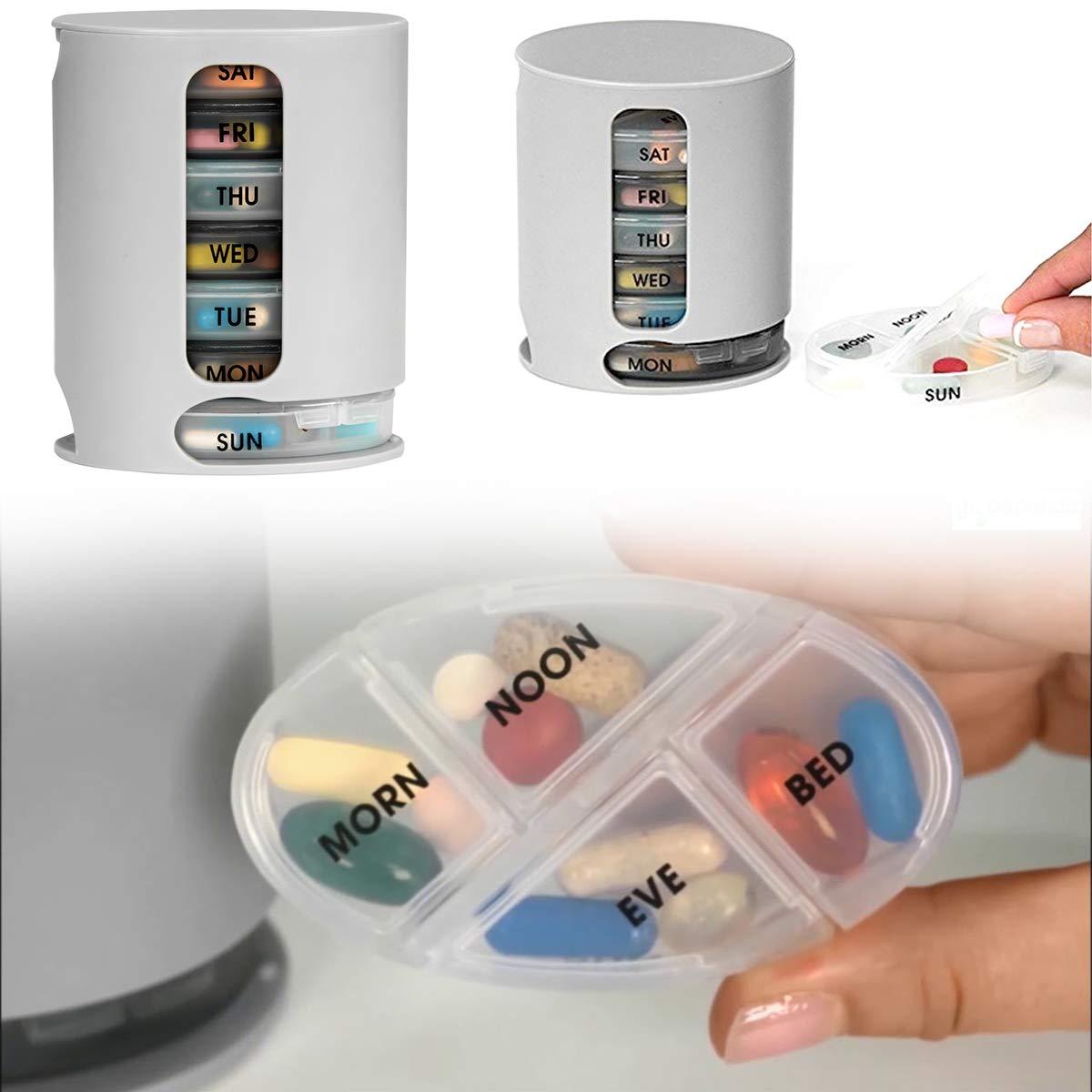 0374 Pill Pro 7 Day Weekly Tablet Medicine Organizer Box - SkyShopy