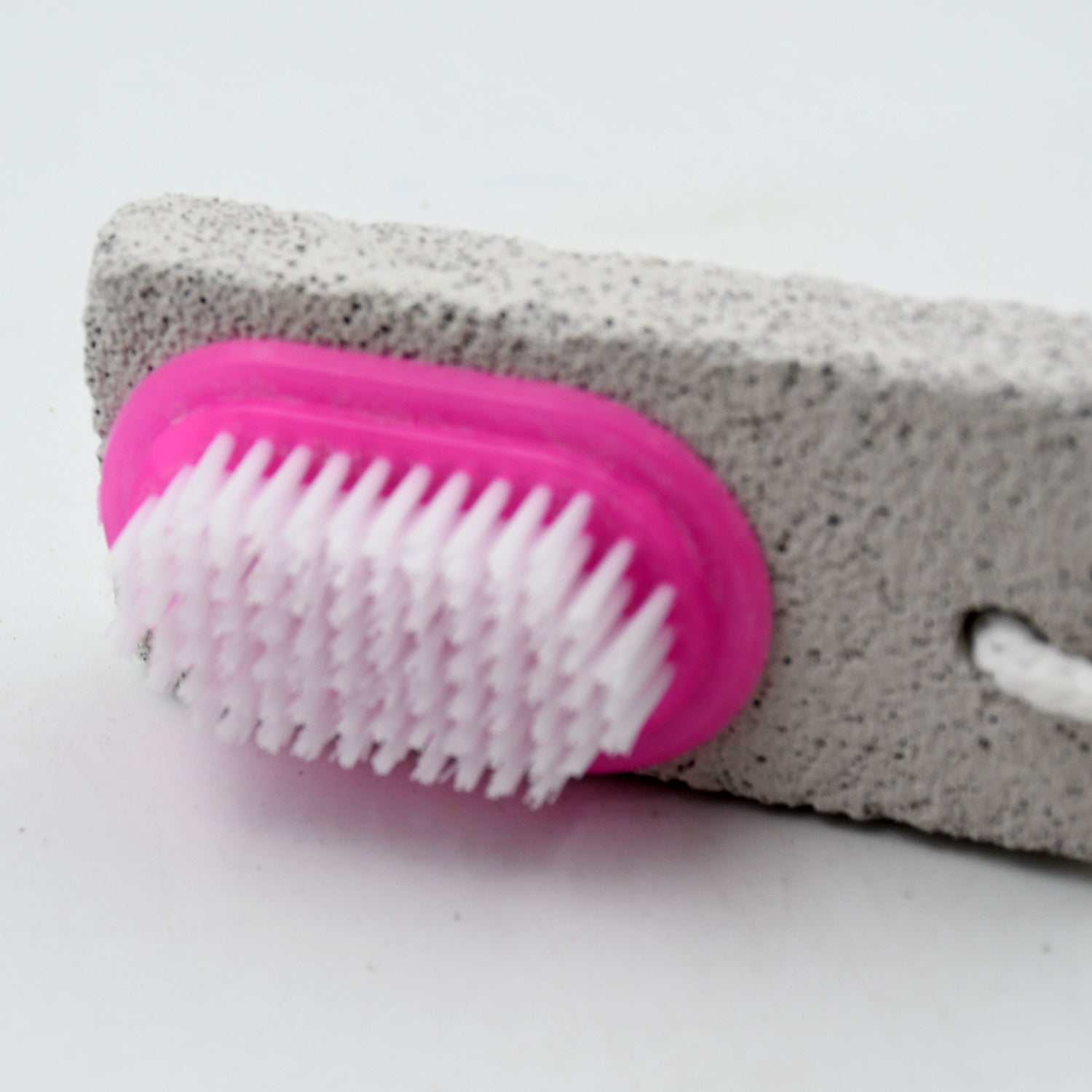 9352 Hand and Foot Brush with pumice stone to Remove Dead Skin & Callus Stone Foot Scrubber Pedicure Brush For Dead Skin