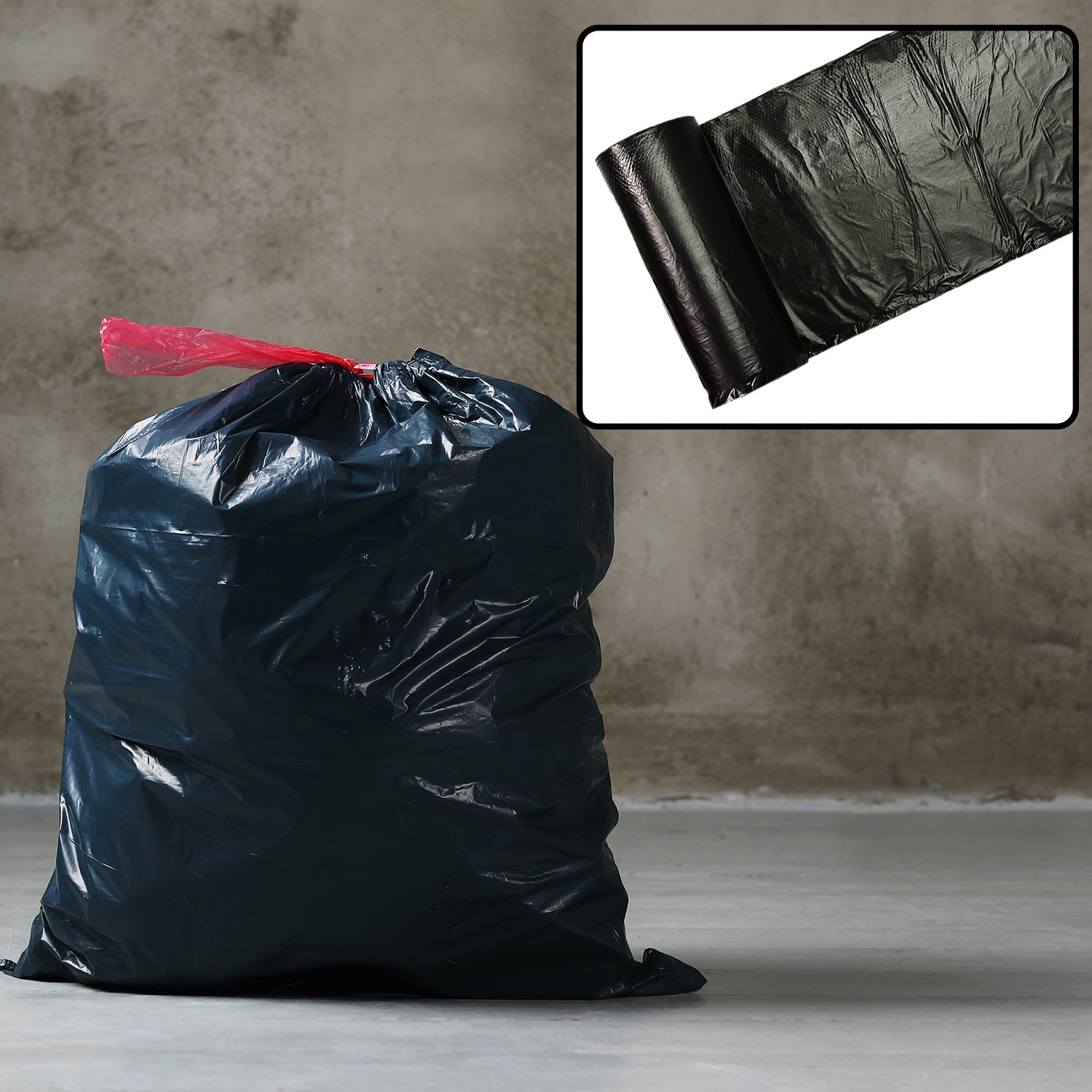 9266 2Rolls Garbage Bags/Dustbin Bags/Trash Bags 50x60Cm DeoDap