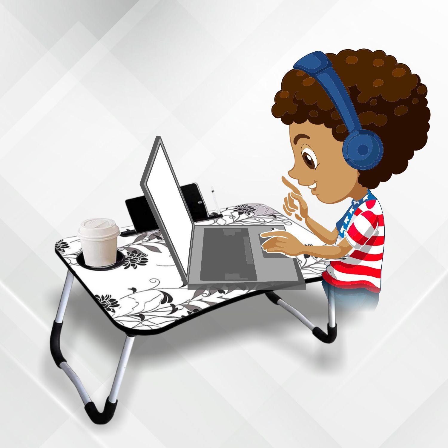 8003 Multipurpose Foldable Laptop Table