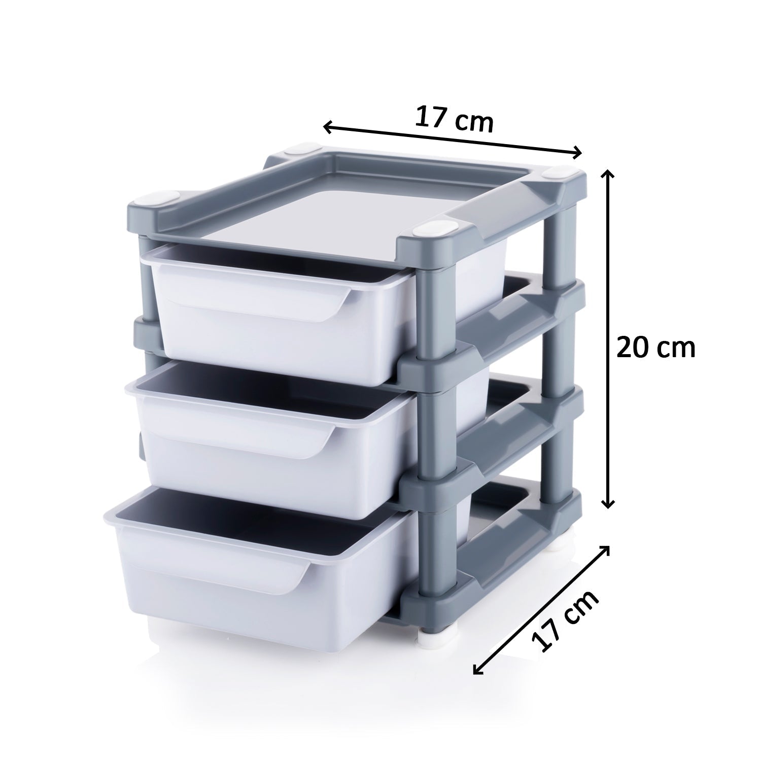 4767 Mini 3 Layer Drawer Used for storing makeup equipment’s and kits used by women’s and ladies.