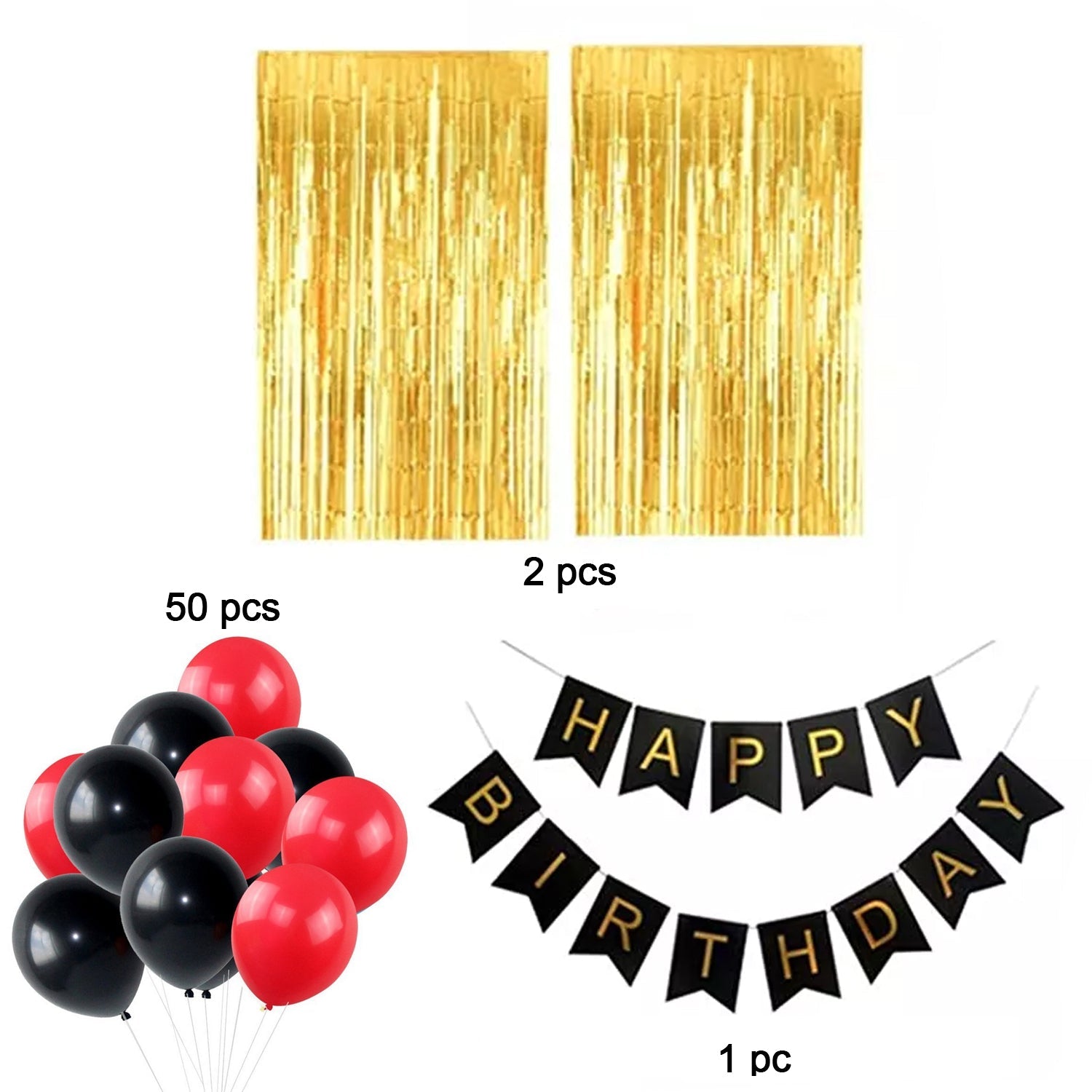 4828 Wall Decor HBD Kit widely used for decorating house walls for special purposed like birthday, get-togethers and all etc. freeshipping - DeoDap