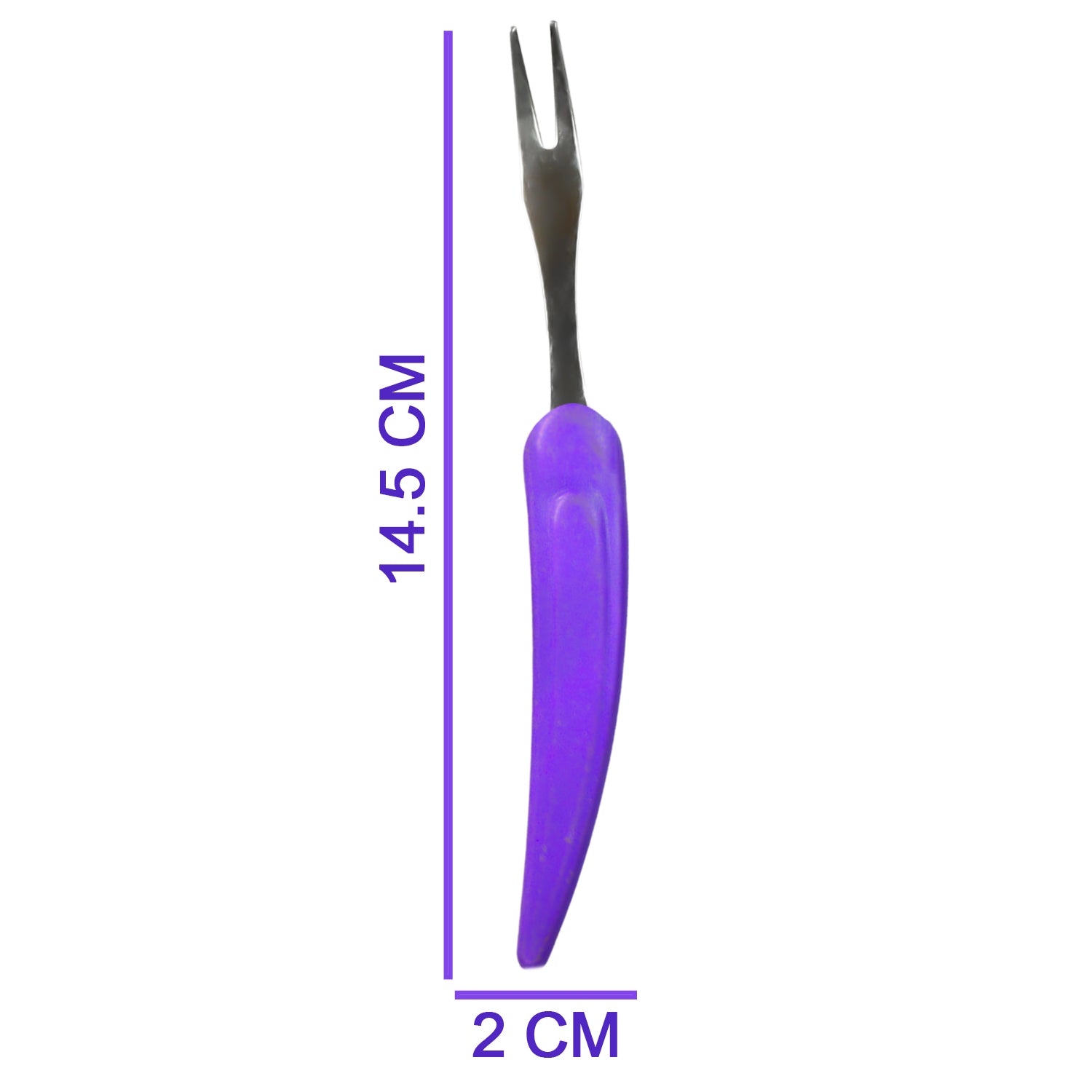 2401 Vegetable Fruit Fork Spoon Set Food Grade Salad Dessert Cake Pastry Fruit Fork Choice for Home Decor DeoDap