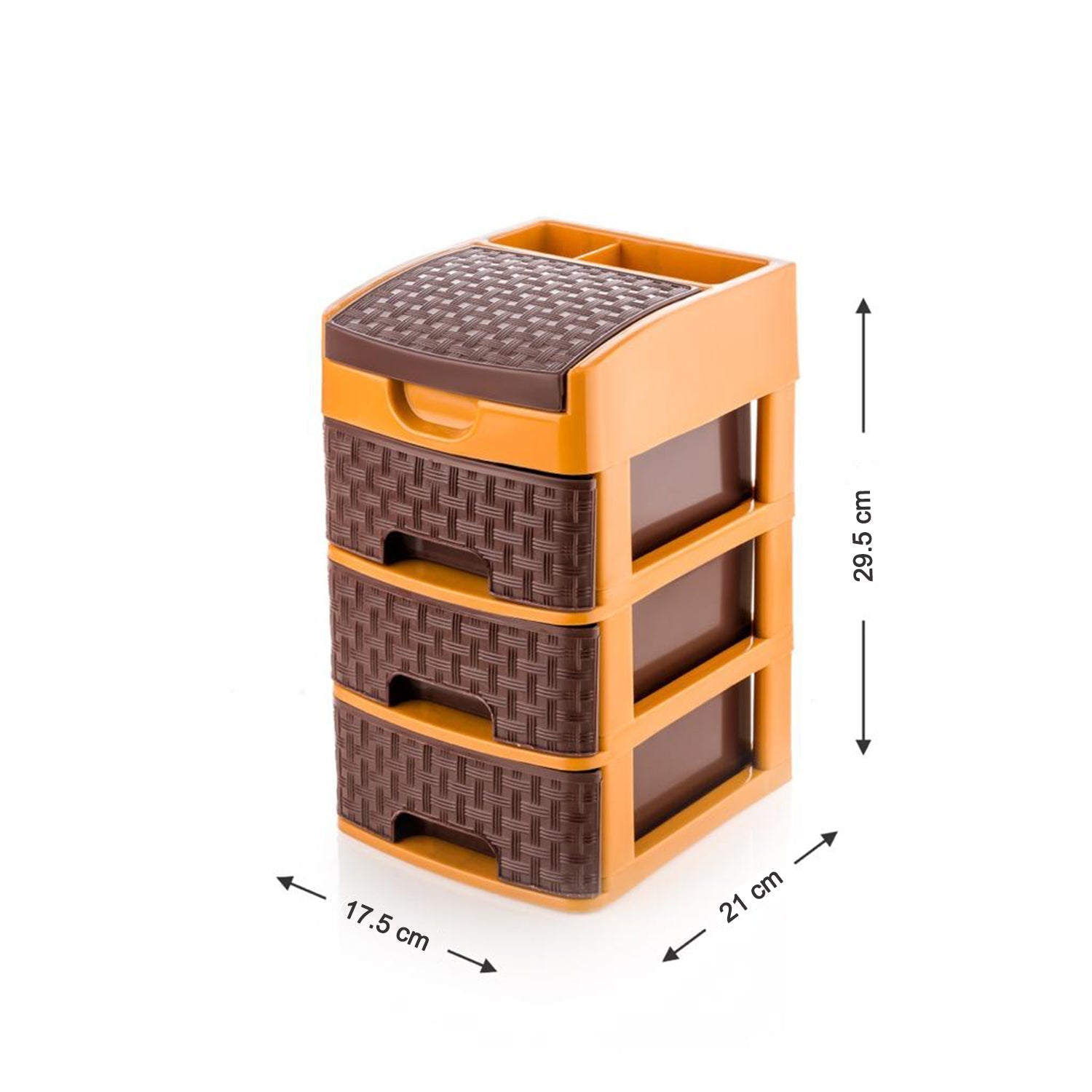 4792 Mini 3 Layer D Storage used in all kinds of household and official places for storing of various types of stuffs and items etc.