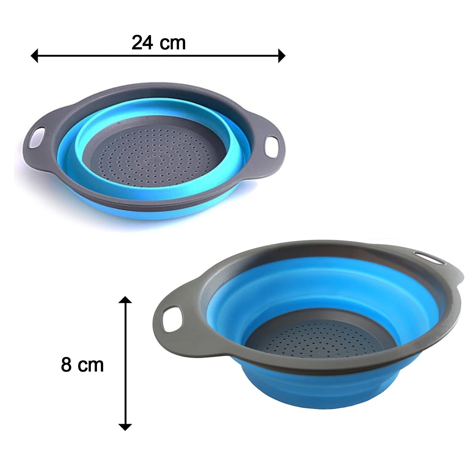 2712 A Round Small Silicone Strainer widely used in all kinds of household kitchen purposes while using at the time of washing utensils for wash basins and sinks etc. freeshipping - DeoDap