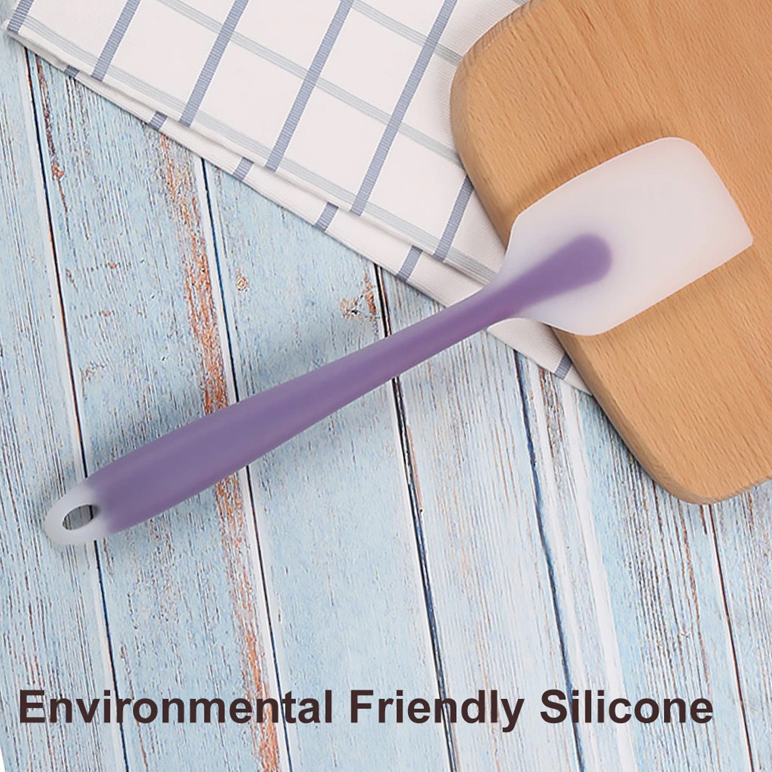 2359 Silicone Non-Stick Heat Resistant Spatula Kitchen Utensils Non-Stick for Cooking. (1pc) DeoDap