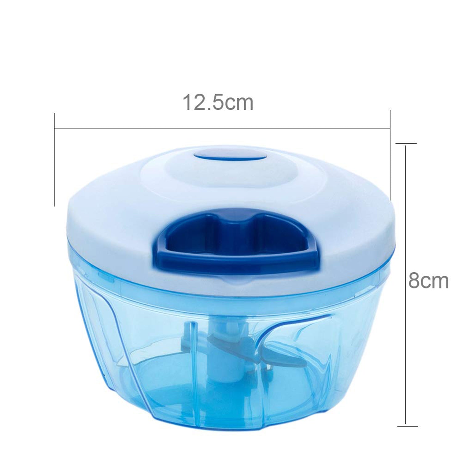 0080 V Atm Blue 450 ML Chopper widely used in all types of household kitchen purposes for chopping and cutting of various kinds of fruits and vegetables etc - DeoDap