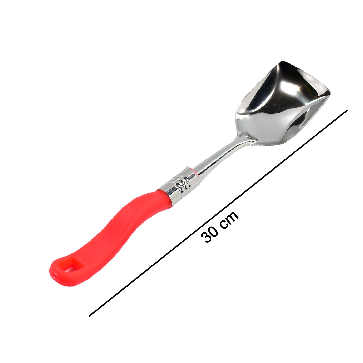 2938 Square Head Spoons Stainless Steel Spoon for Ice Cream, Dessert etc DeoDap