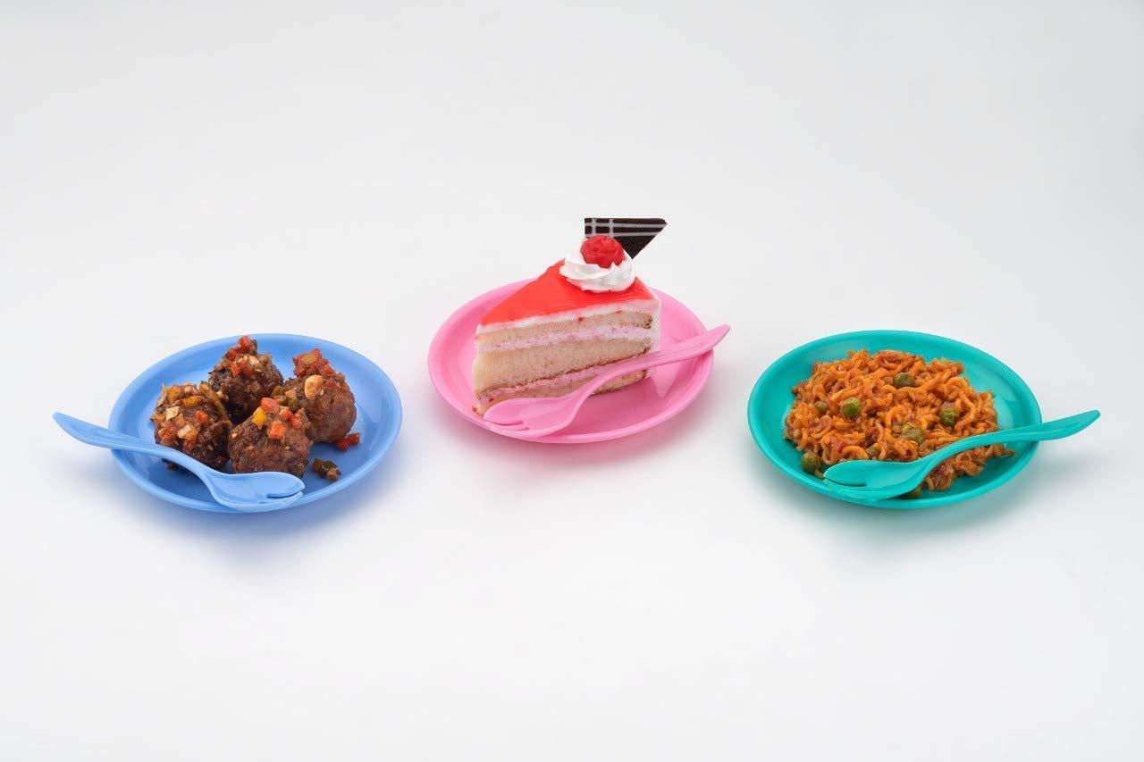 2184 Multipurpose Snack Set 3 pcs - Spoon, Bowl and Dish - SkyShopy