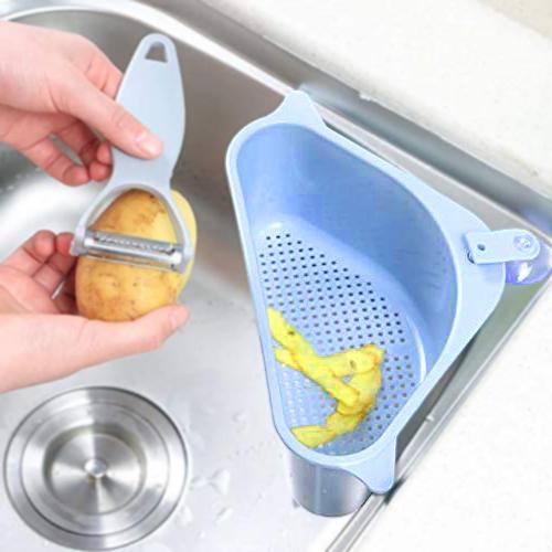 2119 Triangular Multi Functional Drainer Shelf Sink Storage Holder - SkyShopy