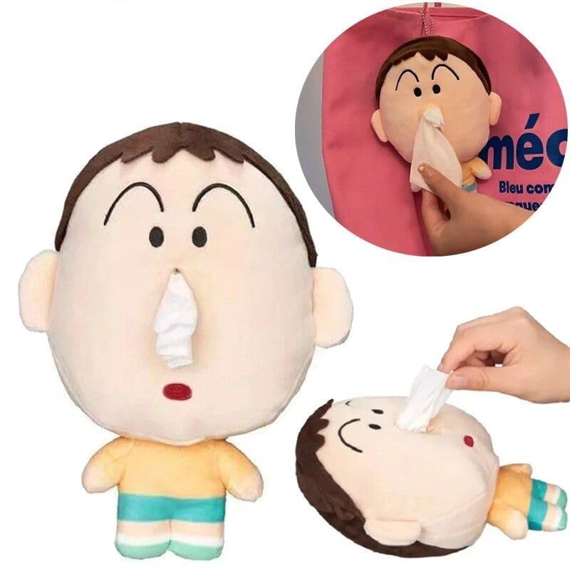 SkyShopy Tissue Holder Keychain | Tissue Case | Tissue Box | Tissue Cover | Body Pillow | Multifunctional Cute Stylish Toy for Car (Pack of 1,Multicolor)