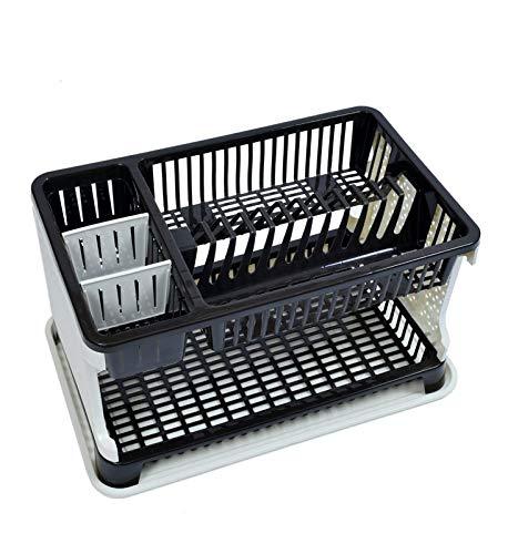 2221 Kitchen Organizer Rack with Water Storing Tray/Dish Rack - SkyShopy