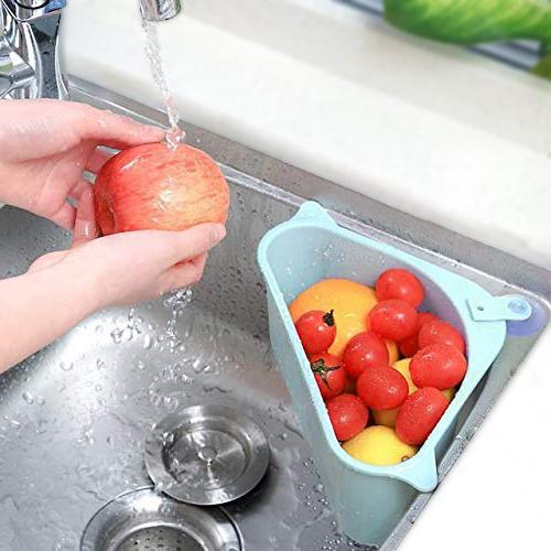 2119 Triangular Multi Functional Drainer Shelf Sink Storage Holder - SkyShopy