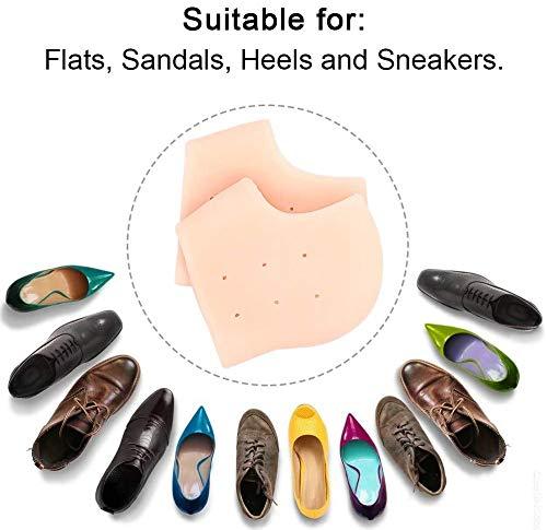 1277 Anti Crack Silicon Gel Heel Moisturizing Socks for Foot Care Men Women (Loose Pack) - SkyShopy