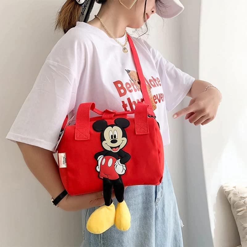 SkyShopy Cartoon Print Sling Bag | Kids Sling Bags For Girls | Crossbody Bags For Kids | Girls Back Bags For Kids Cartoon | Return Gift Sling Bags For Kids Birthday | Cartoon Duffle Bags For Kids