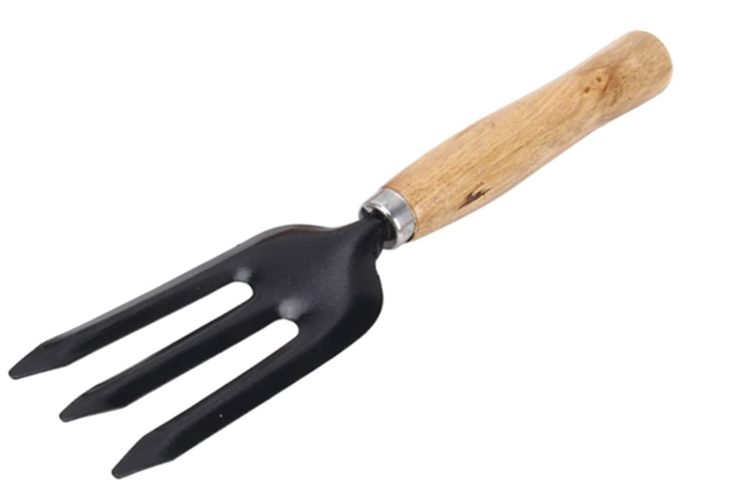 0475 Hand Weeding Fork (Steel, Black) - SkyShopy