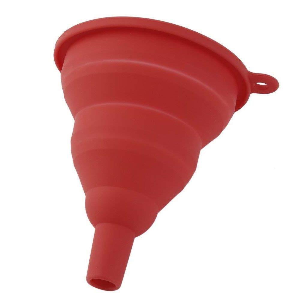 1078 Foldable Silicone Funnel for Kitchen Uses - SkyShopy