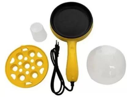 2150 Multi functional Electric 2 in 1 Egg Frying Pan with Egg Boiler Machine Measuring Cup with Handle - SkyShopy