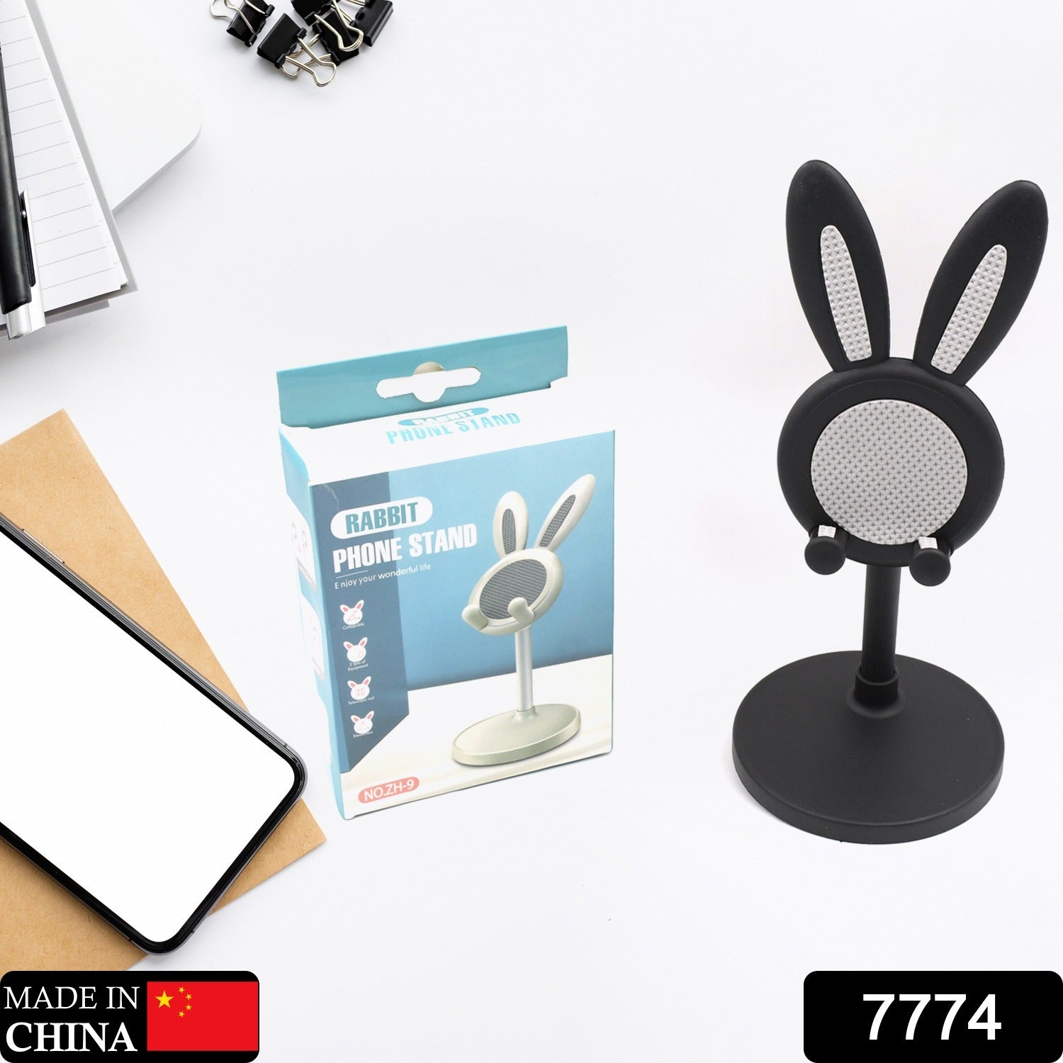 Bunny Phone Cute Phone Stand Holder Cute Rabbit Mobile Phone