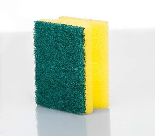 1429 Scrub Sponge 2 in 1 PAD for Kitchen, Sink, Bathroom Cleaning Scrubber (6 pc) - SkyShopy