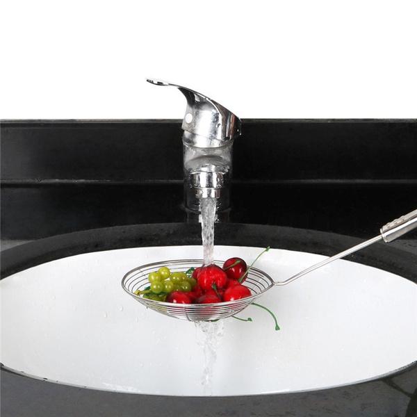 2357 Round Stainless Steel Deep Fry /Mesh Strainer - SkyShopy