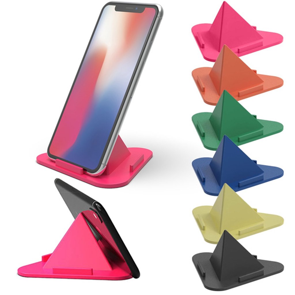 4640 Universal Portable Three-Sided Pyramid Shape Mobile Holder Stand - SkyShopy