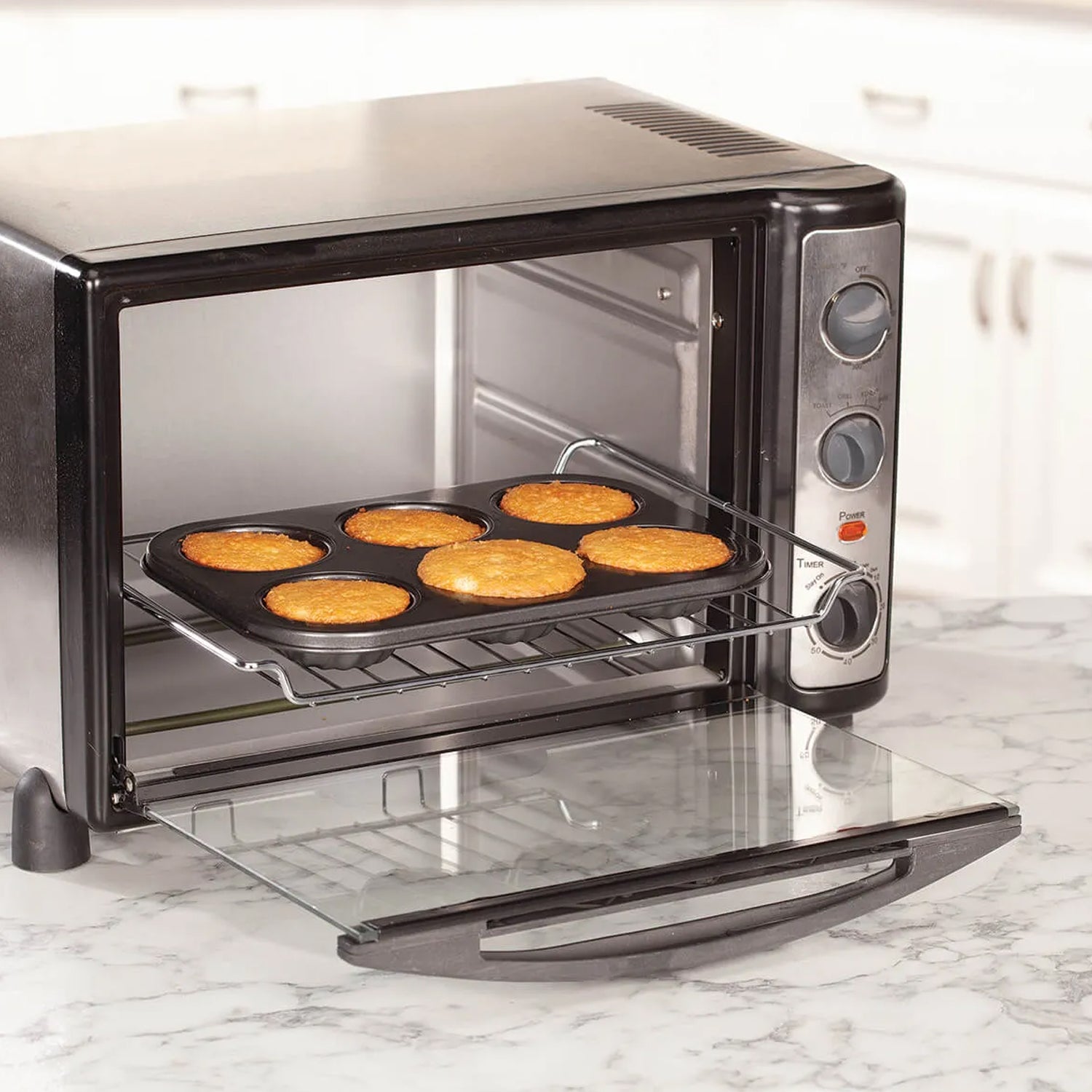 7077 6 slot Non-Stick Muffins Cupcake Pancake Baking Molds DeoDap