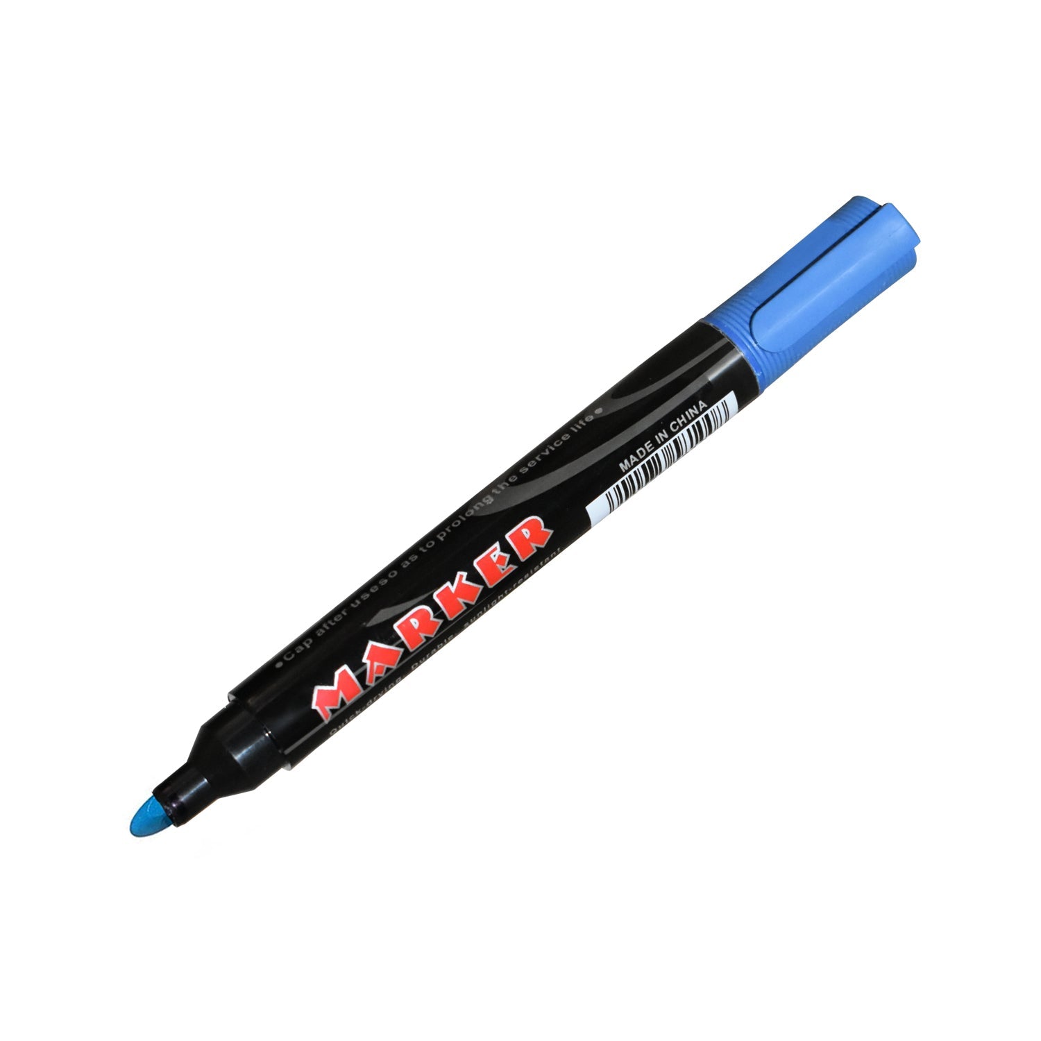 1624 Blue Permanent Markers for White Board (Pack Of 12) freeshipping - DeoDap