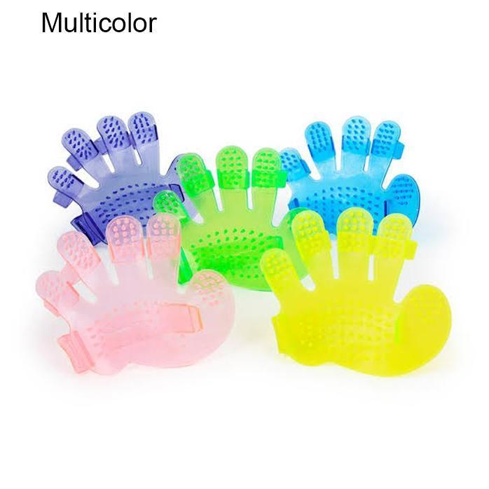 0172 Rubber Pet Cleaning Massaging Grooming Glove Brush - SkyShopy