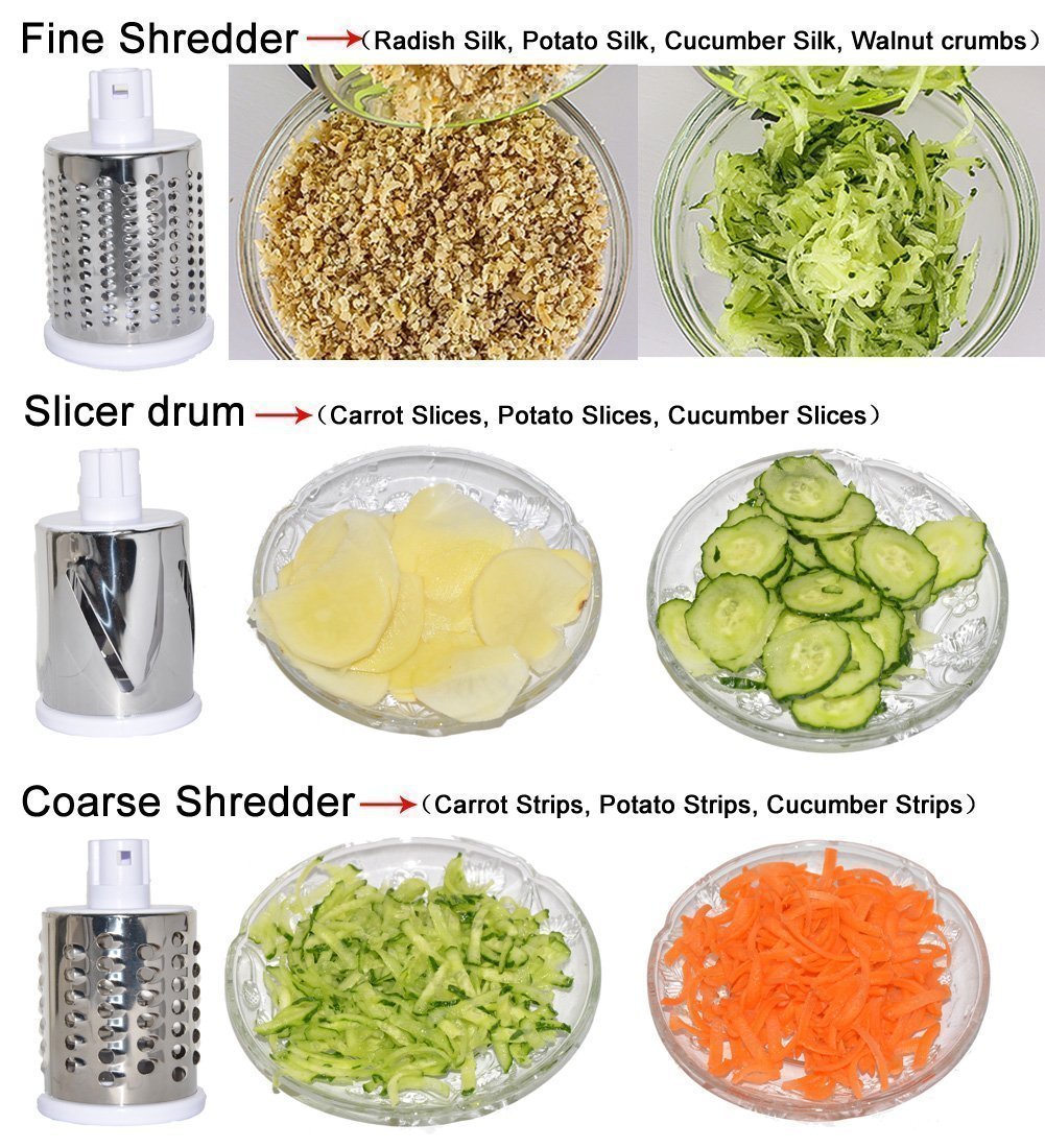 0068 -4 In 1 Vegetable Grater Mandoline Slicer - SkyShopy