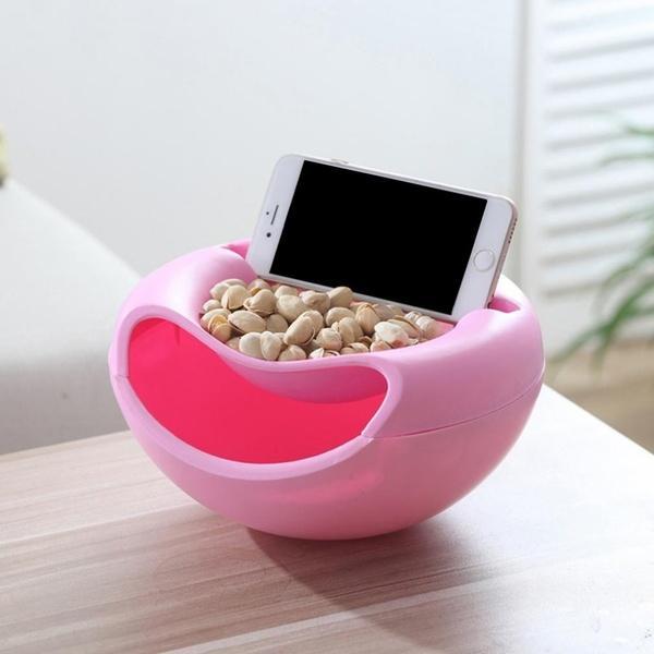 0250 Pista Nut Fruit Platter Serving Bowl With Mobile Phone Holder by HomeFast - SkyShopy