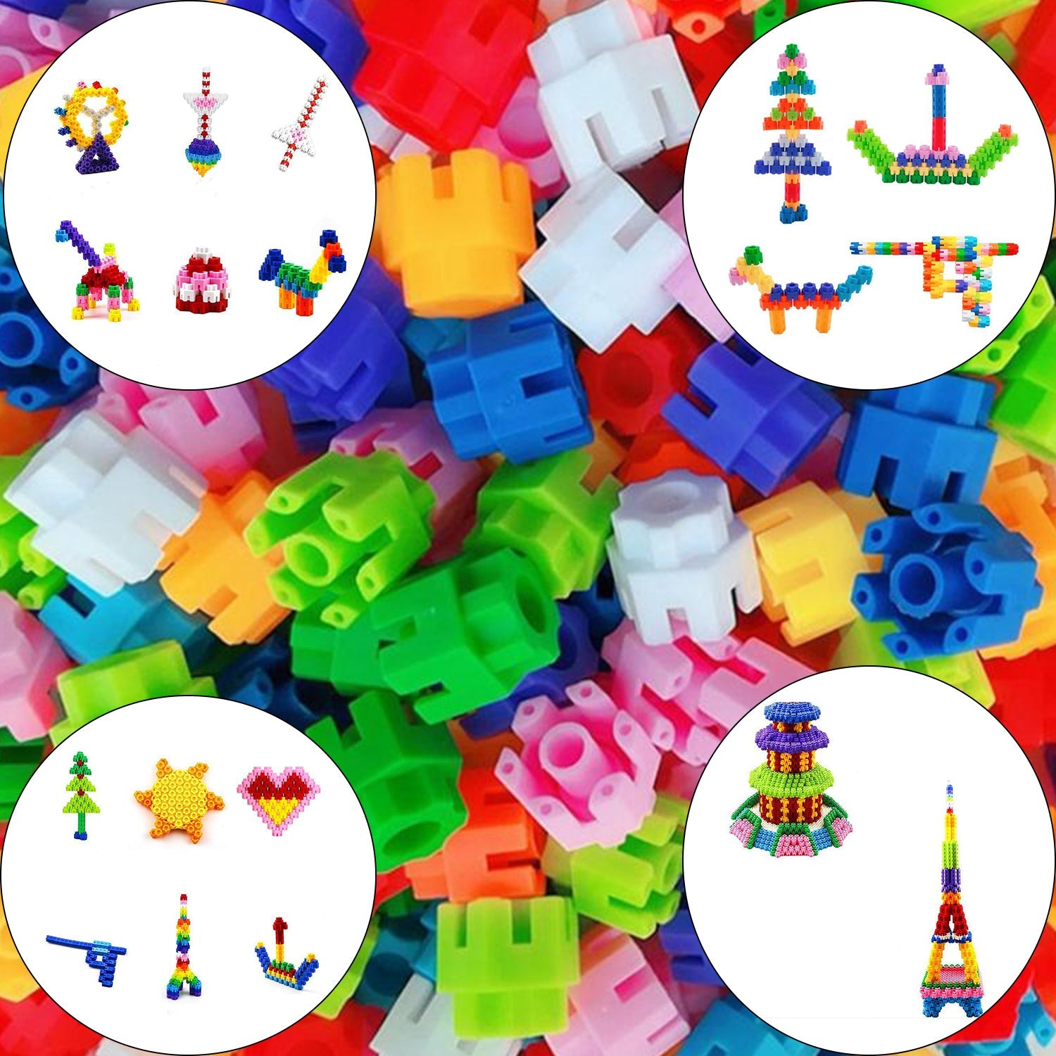3909 240 Pc Hexa Blocks Toy used in all kinds of household and official places specially for kids and children for their playing and enjoying purposes.