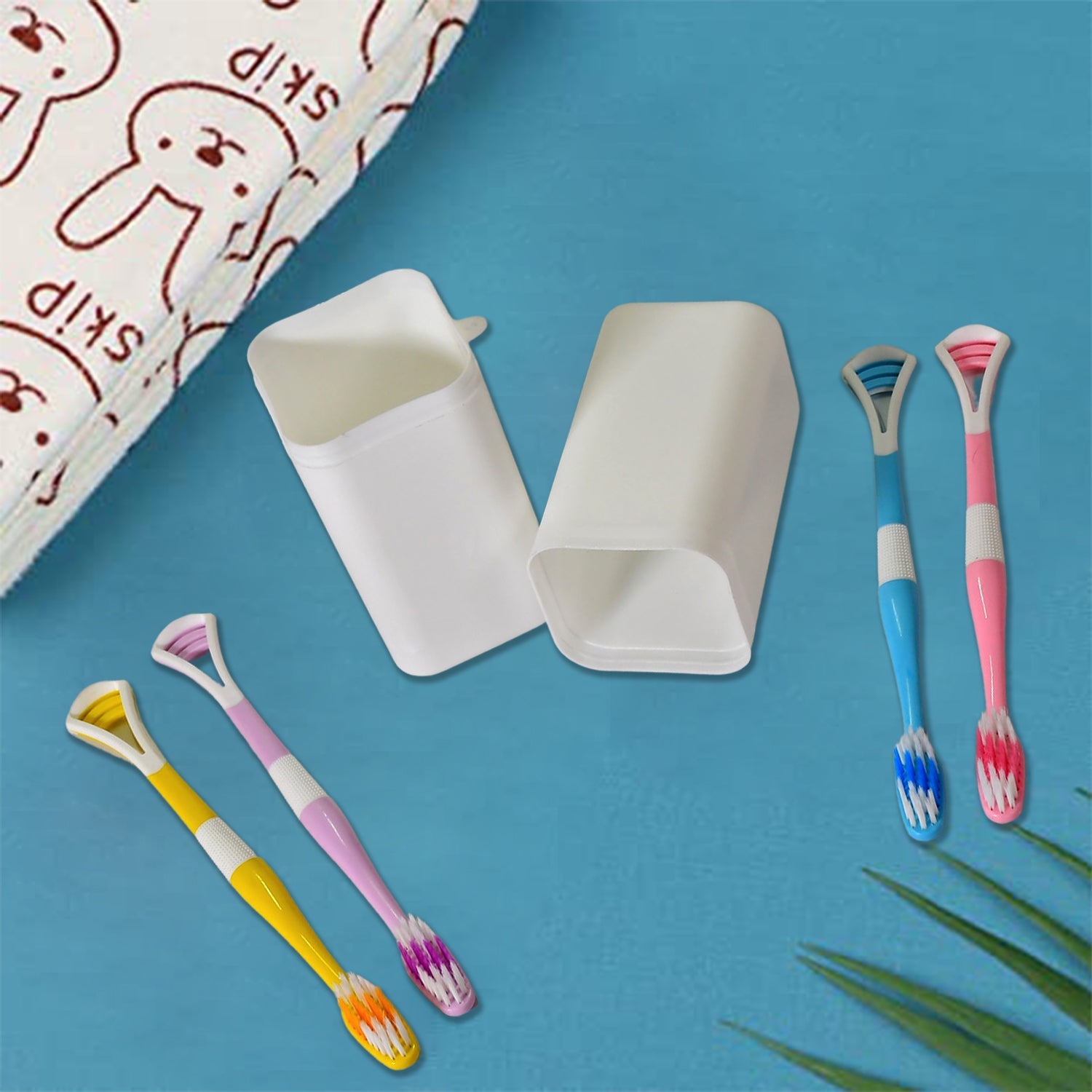 4992 White Square Shape Capsule Travel Toothbrush Toothpaste Case Holder Portable Toothbrush Storage Plastic Toothbrush Holder. DeoDap