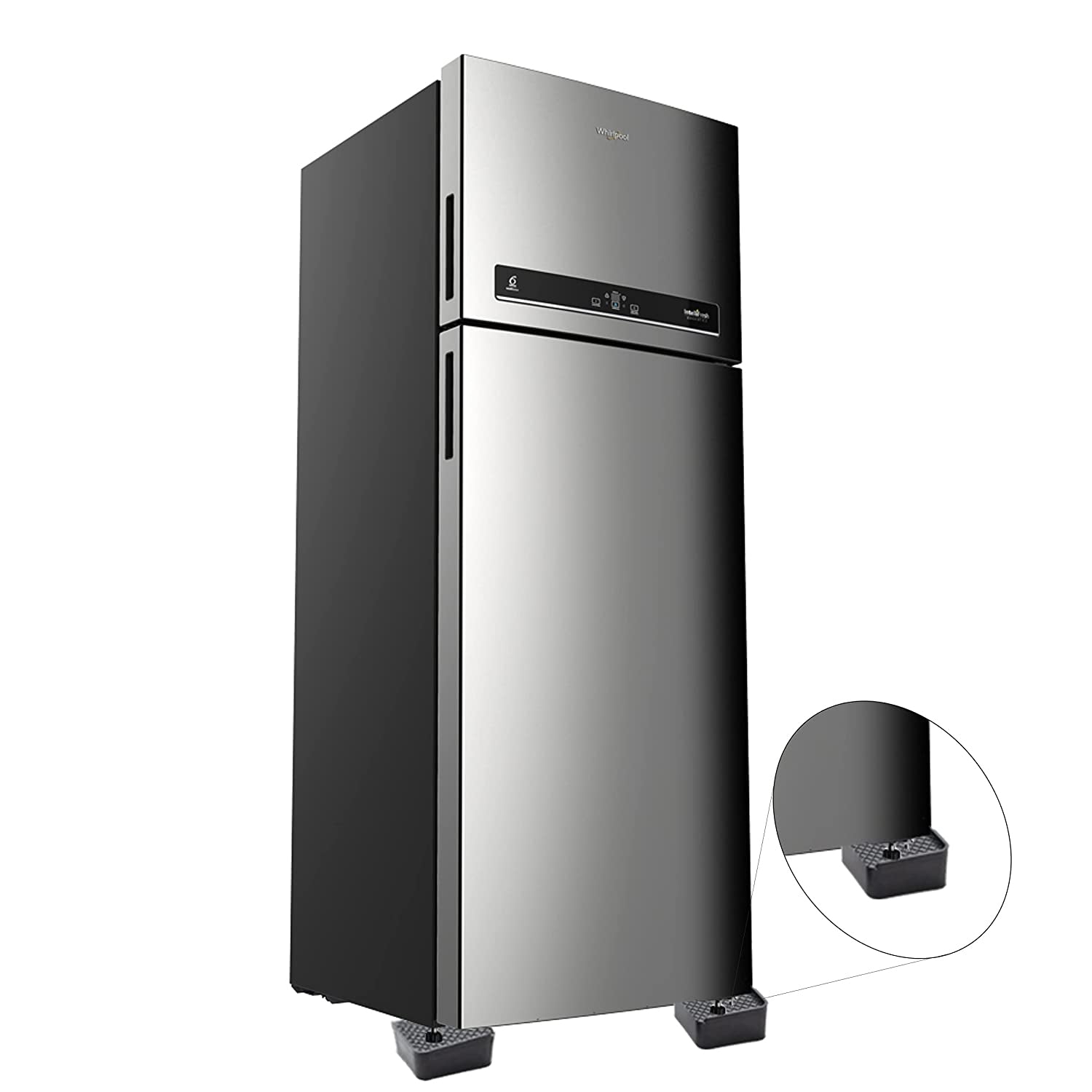 1124L Premium Multipurpose Heavy Duty Cupboard/Refrigerator/Sofa Base Stand - Set of 4 Pcs DeoDap