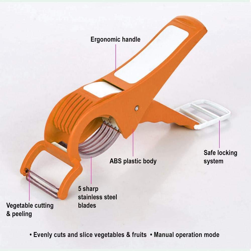 0158 Vegetable Cutter with Peeler - SkyShopy