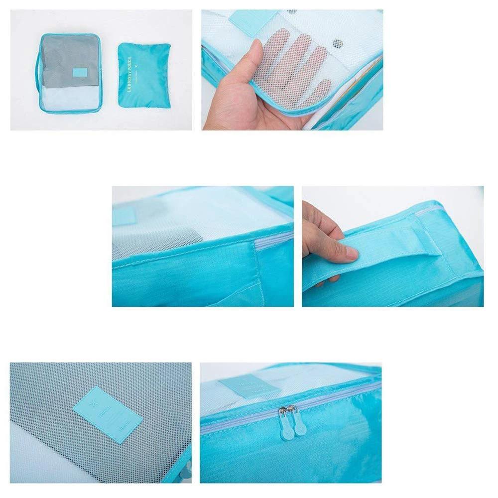 0192 Cloth Organizer Pouch Laundry Zipper Bags (6 pcs) - SkyShopy