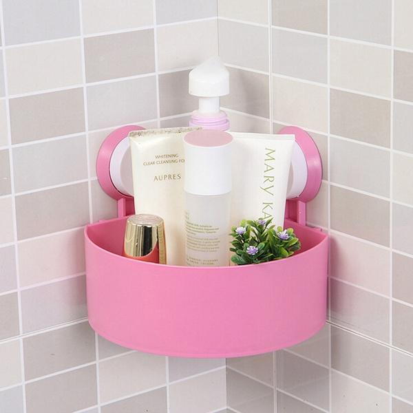 1098 Corner Shelf Multipurpose Tray with Suction Cup - SkyShopy