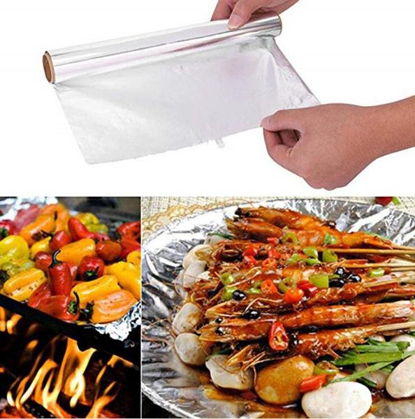 2301 Aluminium Silver Kitchen Foil Roll (18 Meter) - SkyShopy