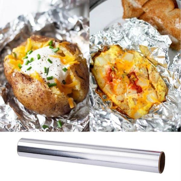 2301 Aluminium Silver Kitchen Foil Roll (18 Meter) - SkyShopy