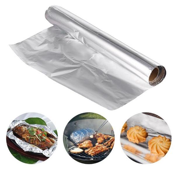 2301 Aluminium Silver Kitchen Foil Roll (18 Meter) - SkyShopy