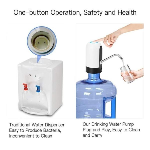 2293 Automatic Drinking Cooler USB Charging Portable Pump Dispenser - SkyShopy