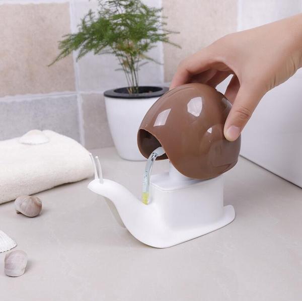 0361 Hand Soap Dispenser for Bathroom,Snail Soap Dispenser (Brown Box) - SkyShopy