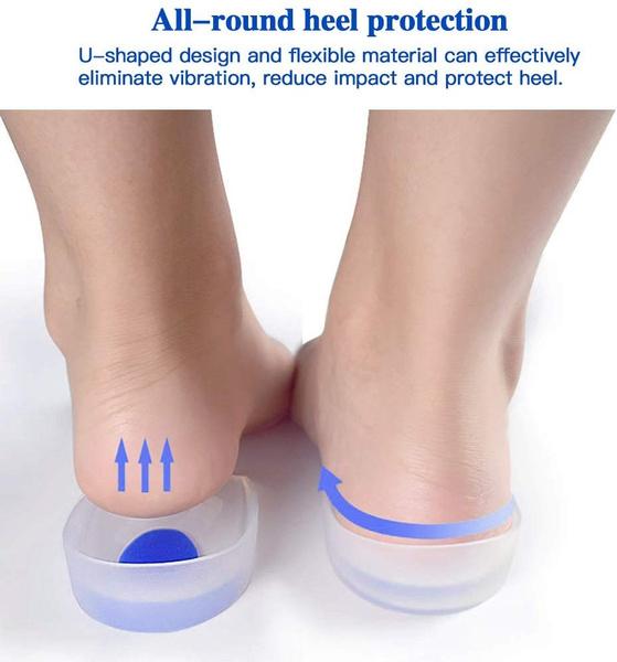 1413 Gel Heel cups Silicon Heel Pad for Heel Ankle Pain - SkyShopy