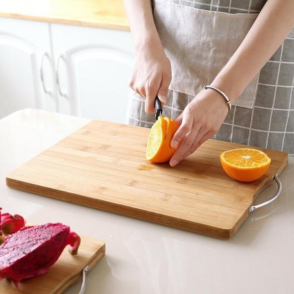 2395 Non-Slip Wooden Bamboo Cutting Board with Antibacterial Surface - SkyShopy