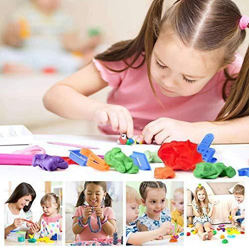 1915 Non-Toxic Creative 50 Dough Clay 5 Different Colors (Pack of 5 Pcs) - SkyShopy