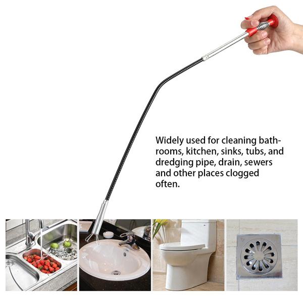1634 Metal Wire Brush Sink Cleaning Hook Sewer Dredging Device - SkyShopy