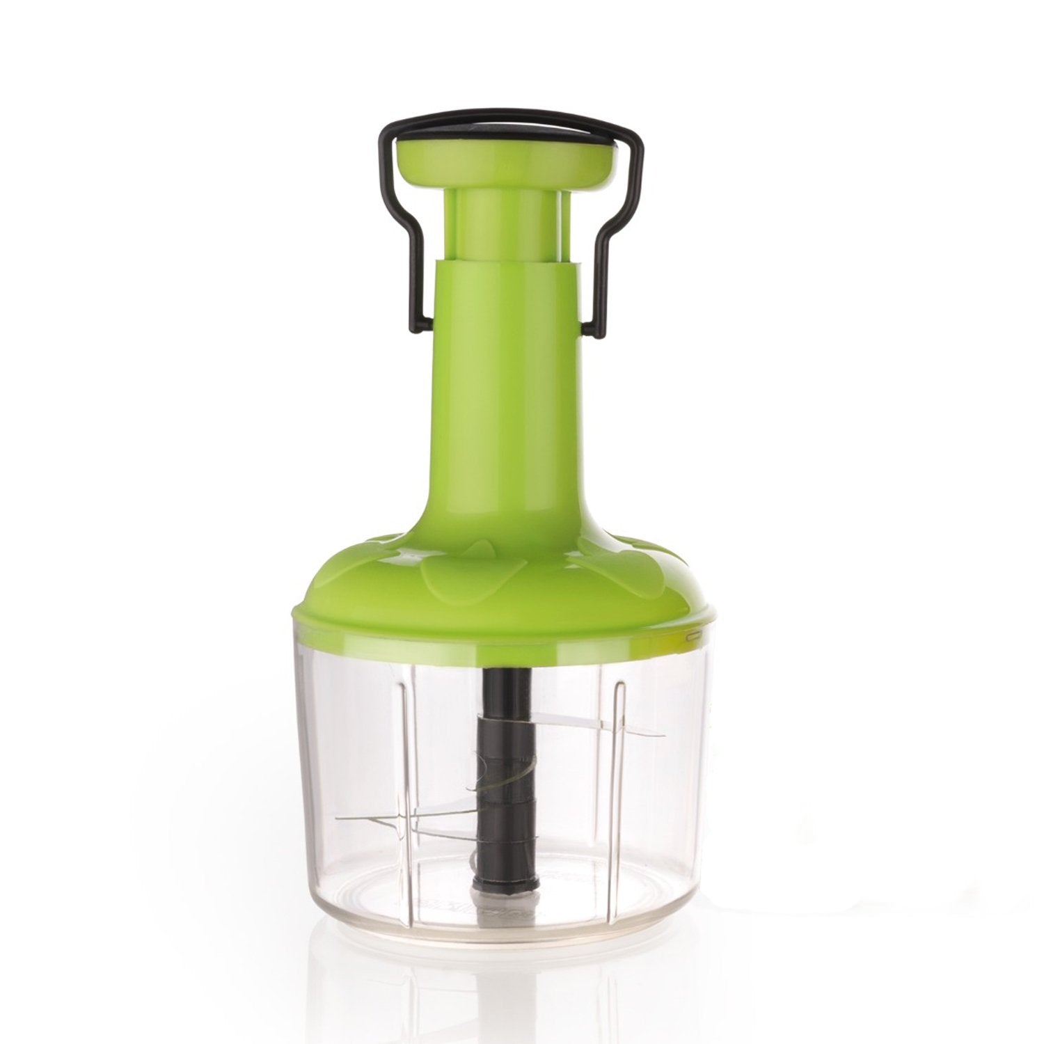 2609 Blade Food Chopper Manual Hand-Press Vegetable Chopper Mixer Cutter (1100ml)