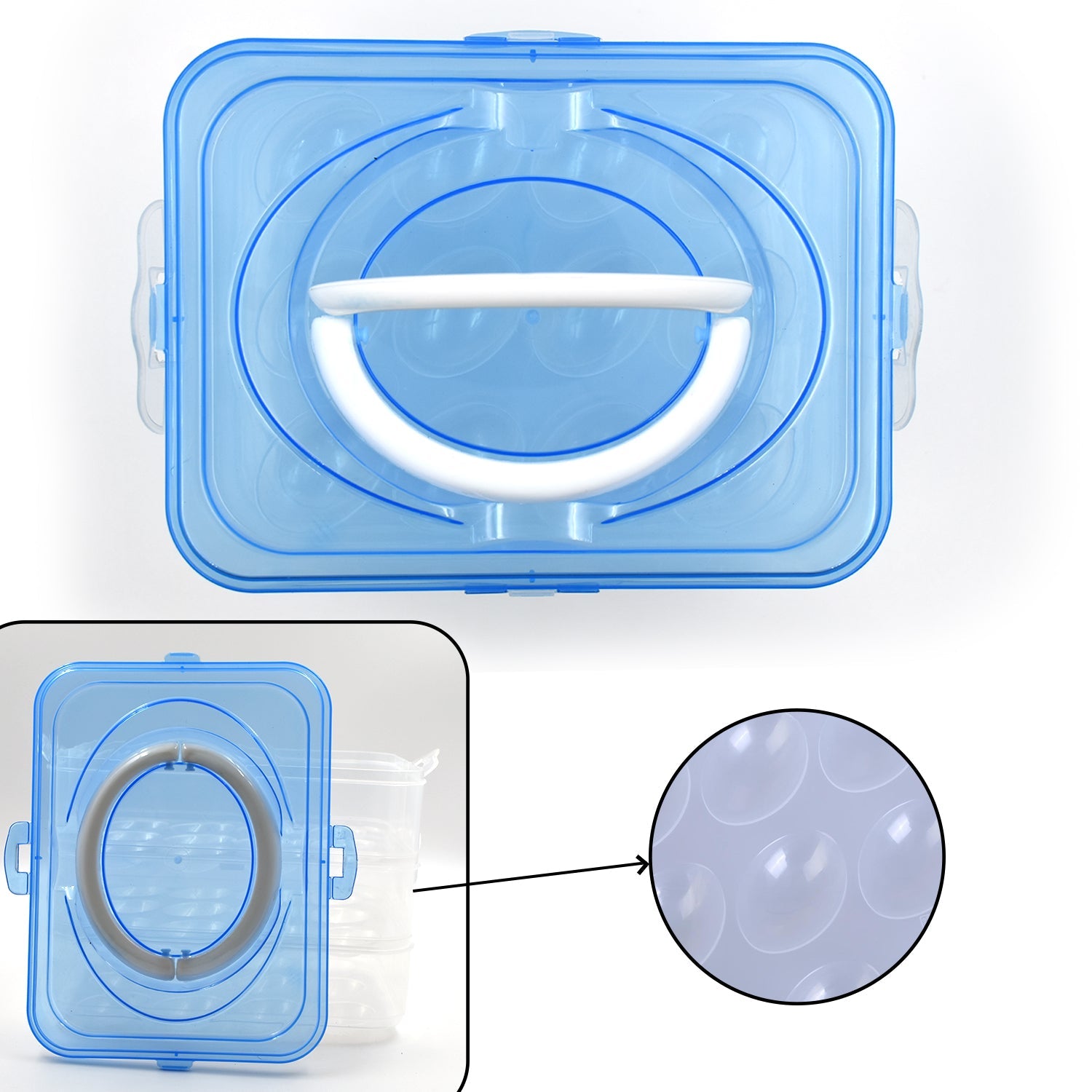 2643 3-Layer Plastic Refrigerator Egg Storage Box (36 Grid) freeshipping - DeoDap