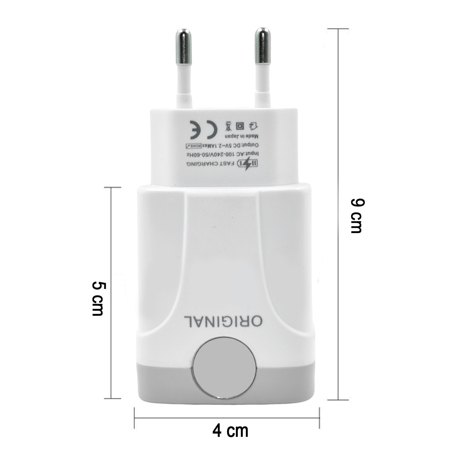 6002 Fast Charging Power Adaptor Without Cable for Devices