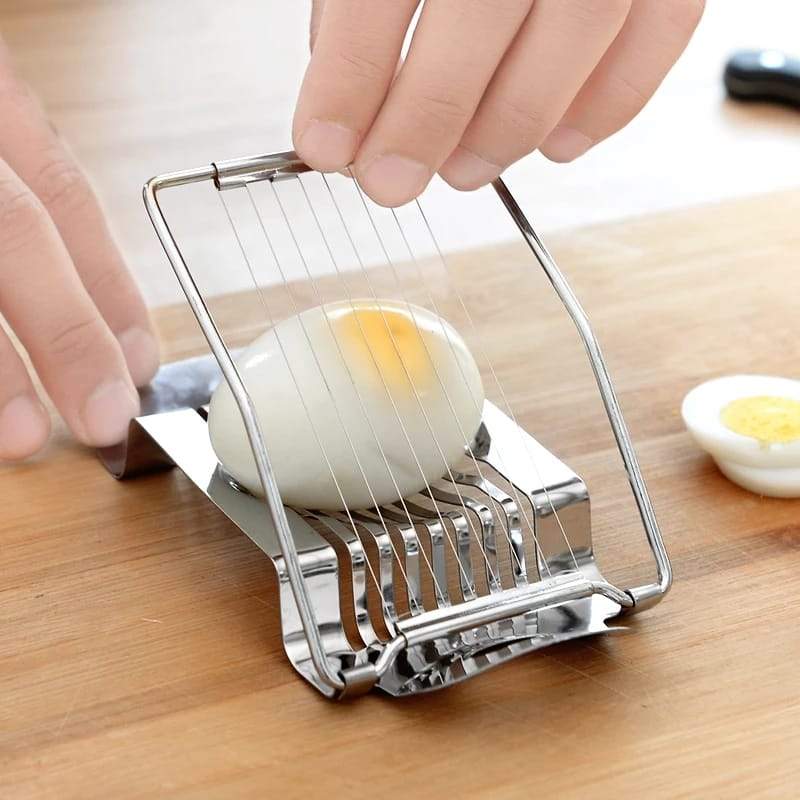 2130 Multipurpose Stainless Steel Wire Egg Slicer - SkyShopy